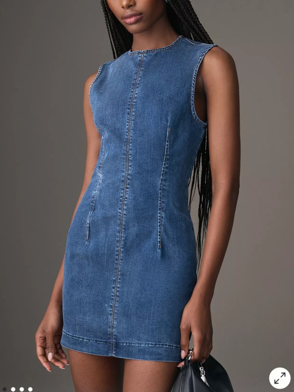 Reformation Kendi Mini Denim Dress - Picture 4 of 7